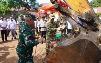 Pemkab Bersama Kodim 0306/50 Kota Memulai Pra TMMD/N ke-129 tahun di Jorong Buluh Kasok Sarilamak