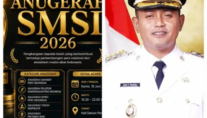 SMSI Kabupaten Solok Usulkan Bupati DR (HC) Jon Firman Pandu, SH Tokoh Inspiratif Anugerah SMSI Award 2026