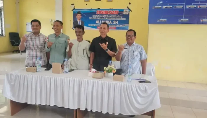 Anggota DPRD Sumbar Ali Muda Gelar Sosper Tata Kelola Komoditas Unggulan Perkebunan di Kinali Pasbar