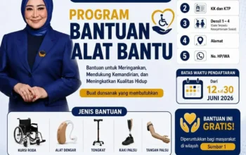 Bergerak untuk Kesehjateraan Masyarakat, Lisda Hendrajoni Bantu Disabilitas