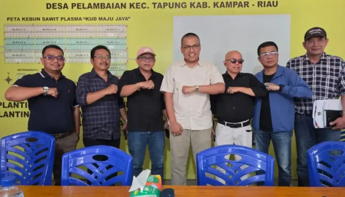 Pemprov Sumbar dan DPW Apkasindo Studi Tiru ke KUD Maju Jaya di Kampar Riau