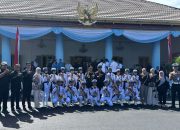PKS MAN 2 Padang Tampil pada Upacara HUT Bhayangkara Ke-80 di Istana Gubernur Sumbar