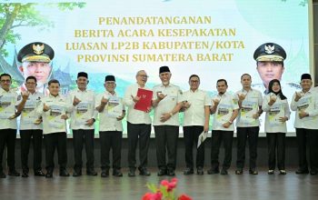 Sumbar Jadi Provinsi Pertama Tuntaskan Kesepakatan LP2B, Luas Lahan Pertanian Terlindungi Capai 166 Ribu Hektare