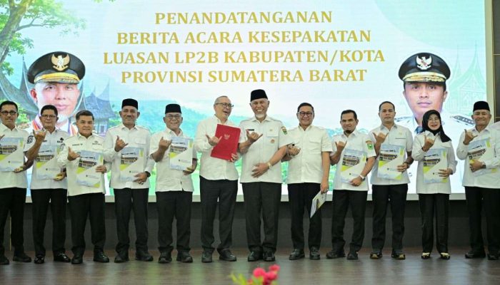 Sumbar Jadi Provinsi Pertama Tuntaskan Kesepakatan LP2B, Luas Lahan Pertanian Terlindungi Capai 166 Ribu Hektare