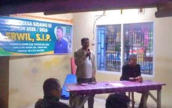 Serap Aspirasi Pemuda, Erwil, S.IP Reses di Koto Merapak Nagari Koto Nan Tigo Surantih