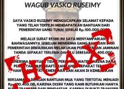 Wagub Vasko Ruseimy Ingatkan Masyarakat Waspadai Modus Penipuan Gunakan AI dan Catut Identitas Pejabat