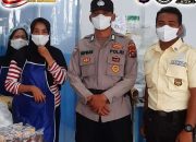 Polsek Sutera Kawal Penyaluran 2.987 Porsi MBG di Amping Parak