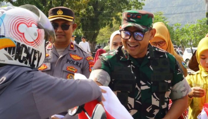 Dandim 0311/Pessel : Mari Kita Kibarkan Bendera Merah Putih Selama Bulan Kemerdekaan