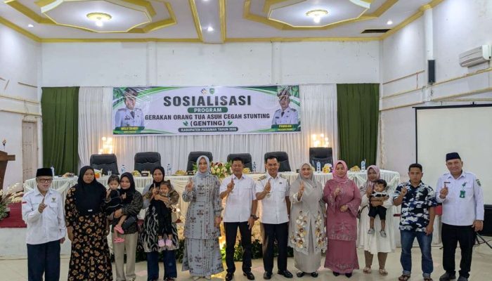 Bupati Welly Suhery Buka Sosialisasi Program Gerakan Orang Tua Asuh Cegah Stunting