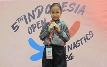 Wako Zulmaeta Apresiasi Alesha Alicia Novea yang Raih Medali Emas Gymnastics Indonesia Open 2026