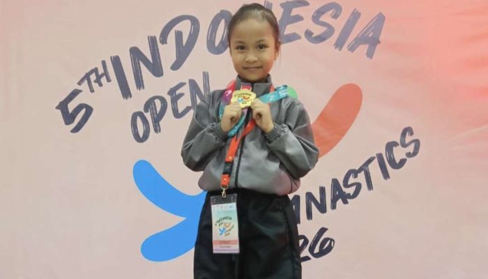 Wako Zulmaeta Apresiasi Alesha Alicia Novea yang Raih Medali Emas Gymnastics Indonesia Open 2026