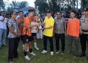 Cari Bibit Muda, Wabup Risnaldi Ibrahim Apresiasi Turnamen Sepak Bola Syafril Saputra Cup I