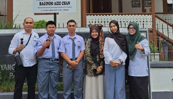 Jejak Bagindo Aziz Chan Jadi Lokasi Syuting Storytelling Siswa MAN 2 Padang