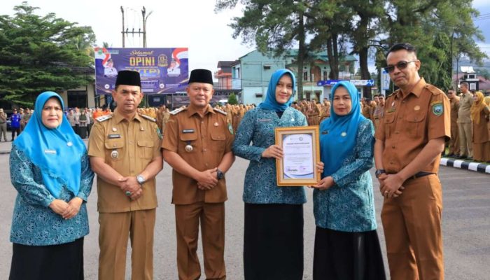 Pasaman Berhasil Raih Penghargaan Nasional Program Imunisasi Zero Dose (IZD) Tahun 2025–2026