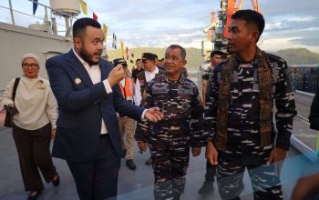 Hadirkan KRI Teluk Kendari-518, Kodaeral ll Dukung Penuh Hari Jadi Ke-357 Kota Padang