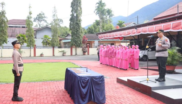 Kapolres Pasaman AKBP Adirawa Permana Anggawisastra Pimpin Sertijab