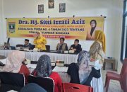 Anggota DPRD Sumbar Sitti Izzati Aziz Sosialisasikan Perda Penanggulangan Bencana kepada Masyarakat Ketaping