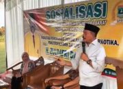 Lewat Sosper Perda Nomor 9 Tahun 2018, Zuldafri Darma Ajak Masyarakat Perangi Narkoba