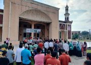 Sambut Hari Kemerdekaan RI Ke-81, Polres Pasaman Barat Ikuti Kegiatan Gerakan Bersih Masjid