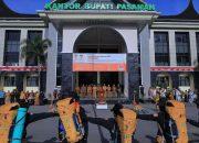 Bupati Welly Suhery Lepas Kontingen Pramuka Kabupaten Pasaman Ikut Jambore Nasional Tahun 2026 di Cibubur