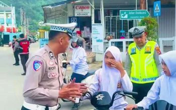 Satlantas Polres Pessel Sosialisasikan Aturan Sepeda Listrik dan Sepeda Motor Listrik