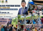 Bakri Bakar Sosialisasikan Perda Penanggulangan Bencana, Ajak Masyarakat Lunang Tingkatkan Kesiapsiagaan