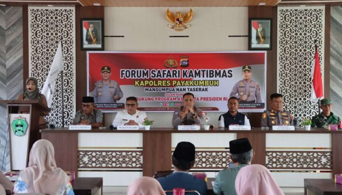 Ciptakan Suasana Aman dan Kondusif, Polres Payakumbuh Gencarkan Forum Safari Kamtibmas