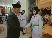 Pengukuhan Paskibraka Sumbar 2026, Mahyeldi Tekankan Pembentukan Karakter Generasi Muda