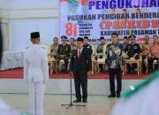 Wabup Parulian Dalimunthe Kukuhkan Paskibraka Kabupaten Pasaman Tahun 2026