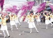 113 Kontingen Memeriahkan Pawai Alegoris HUT RI Ke-81 di Kota Payakumbuh