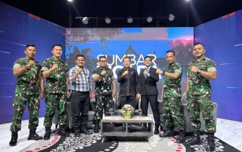 Dandim 0311/Pessel dan Sekda Hadiri Podcast di TVRI, Paparkan Capaian Program Pembangunan
