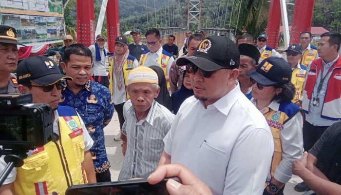 Jembatan Gantung Koto Rawang Pessel Senilai Rp7,4 Miliar, Rampung Dibangun