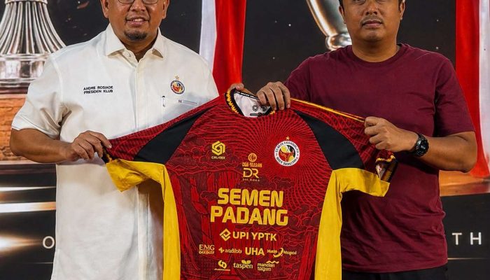 Wagub Vasko Apresiasi Jersi Baru Semen Padang FC, Sarat Identitas Minangkabau