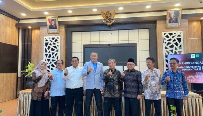 Unidha dan Yarsi Sumatera Barat Teken MoU, Jalin Kerjasama Bidang Kesehatan dan Pendidikan