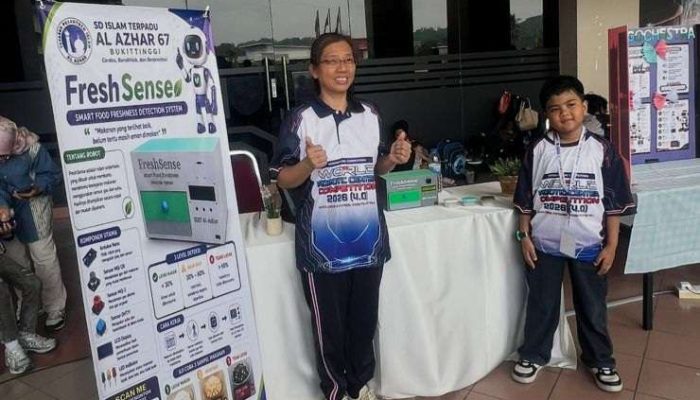 Hebat! Dua Siswa SD Islam Al Azhar 67 Bukittinggi Rakha dan Zavier Raih Medali di Ajang Robotik Internasional Malaysia