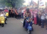 Welcome and Farewell Parade, Pelepasan AKBP Derry Indra Diiringi Komunitas Vespa