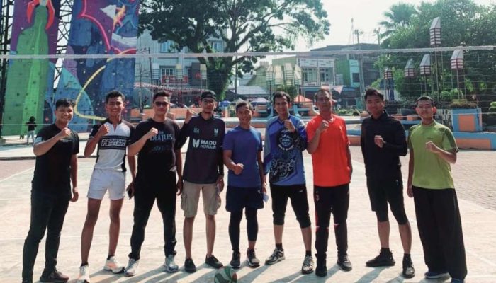 SMSI Binjai Gelar Latihan Bola Voli di Hari Jadi RI ke-81