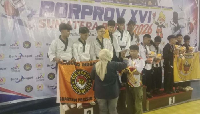 Emas Pertama Bagi Kontingen Pessel Diraih dari Cabor Taekwondo