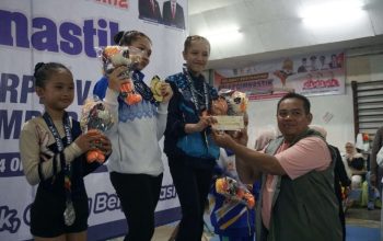 Cabor Senam Kontingen Kota Payakumbuh Sudah Raih Dua Emas dan Dua Perak