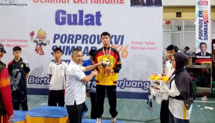 Sampai Hari ke-3 Porprov XVI, Pegulat Kabupaten Pasaman Persembahkan Lima Medali