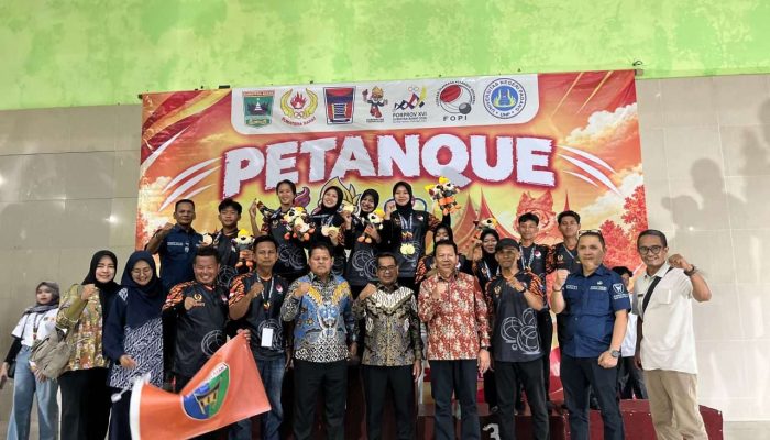 Cabor Petanque Pessel Sabet Juara Umum, Tiga Emas dan Tiga Perunggu di Porprov XVI Tahun 2026