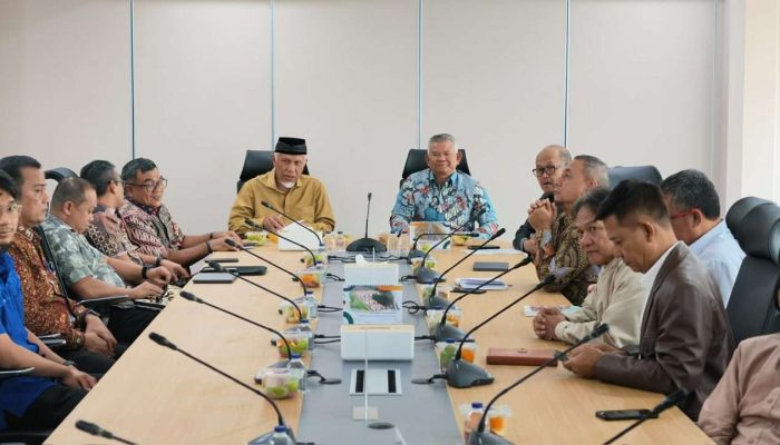 Mahyeldi Jajaki Peluang Kerja Sama dengan Bank Tanah untuk Optimalkan Pemanfaatan Tanah di Sumbar