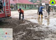 Tim Gabungan Terus Lakukan Pembersihan Sisa Material Lumpur Pasca Banjir Tapan