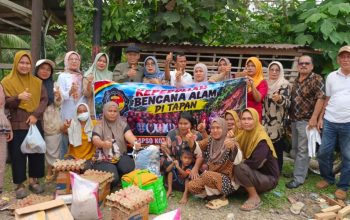 Peduli Bencana Tapan, Wako Sungai Penuh dan IKAPSO Salurkan Bantuan