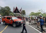 Kecelakaan di Silaiang Padang Panjang, Truk Bermuatan Cabai Masuk Jurang, 2 Orang Luka