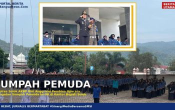 Kapolres Solok AKBP Rini Anggraini Jadi Pembina Upacara Peringatan Sumpah Pemuda ke-98 di Kantor Bupati Solok