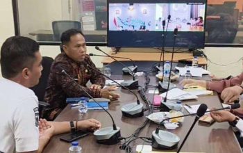 Rapat Zoom Meeting Bersama Kemendagri, BPBD Pessel Bahas Pasca Bencana Alam