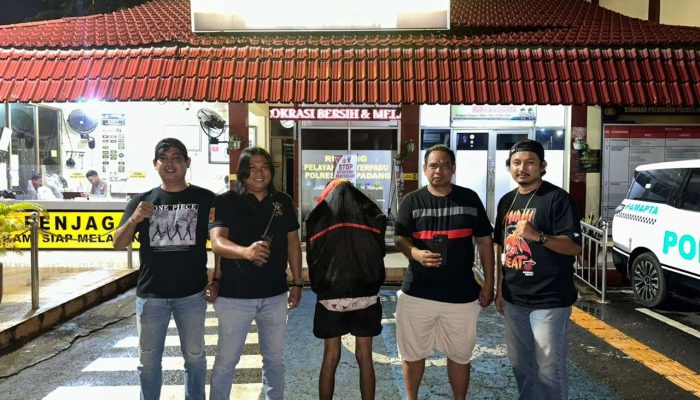 Satreskrim Polresta Padang Tangkap KF, Juru Parkir Pencuri Telepon Seluler