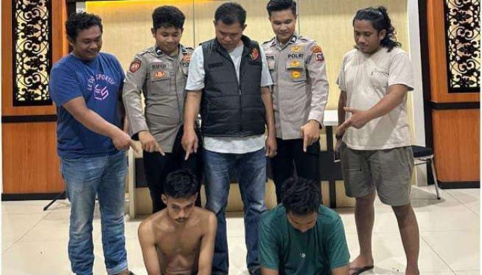 Tegaskan Komitmen, Satresnarkoba Polres Pessel Amankan Dua Tersangka Narkoba