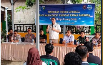 Kepala BNNP Sumbar Toton Rasyid Tutup Bimtek Lifeskill di Bungo Pasang Salido